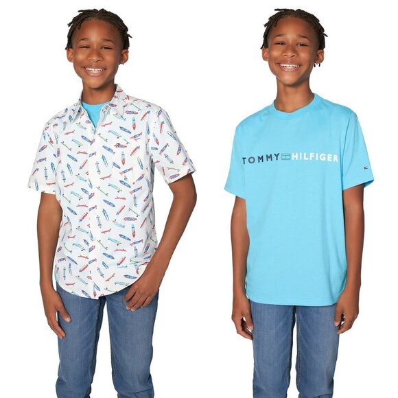 NEW Tommy Hilfiger 2-Pc Shirt Set - Picture 2 of 8